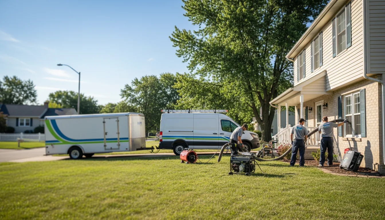Flooded Basement Restoration And Cleanup With Repair in Burchard, NE near me